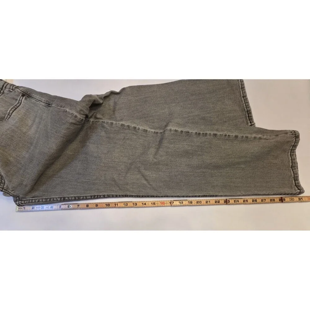 Levi’s 514 Straight Leg Jeans Mens 38x32 Gray Wash Mid Rise Classic Fit Denim